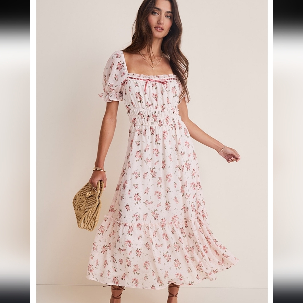 Francescas Floral Pink Dress